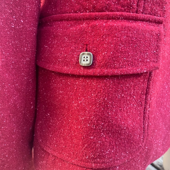 Vintage L.L. Bean Red Tweed Blazer – Size Medium - Picture 4 of 10